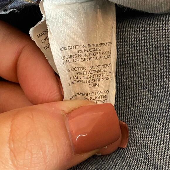 Madewell 10" High-Rise Skinny Jeans Lucille Dark Wash Denim Size 29 - Picture 14 of 15